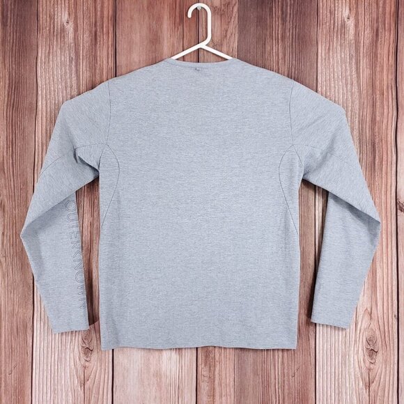 Outerknown Mens Size Small H2OK Tee Long Sleeve Shirt Gray UPF 30+ Performance - Picture 2 of 15